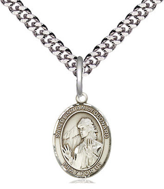 Pewter Saint Finnian of Clonard Medal Religious and Catholic Jewelry Engraved Catholic Saint Jewelry