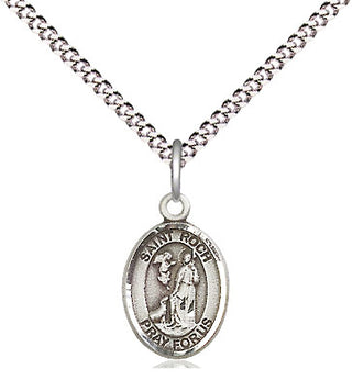 Pewter Saint Roch Medal Religious and Catholic Jewelry Engraved Catholic Saint Jewelry