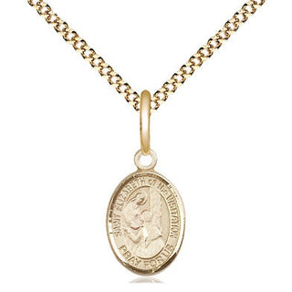 Gold-Filled Saint Elizabeth of the Visitation Pendan