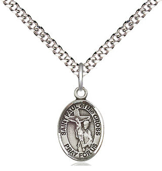 Pewter Saint Paul of the Cross Medal Religious and Catholic Jewelry Engraved Catholic Saint Jewelry