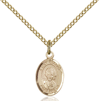 Gold-Filled St. Gianna Pendant