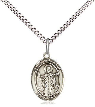 Pewter Saint Wolfgang Medal Religious and Catholic Jewelry Engraved Catholic Saint Jewelry