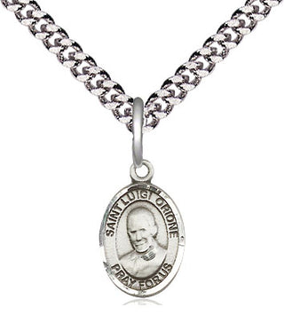 Pewter Saint Luigi Orione Medal Religious and Catholic Jewelry Engraved Catholic Saint Jewelry