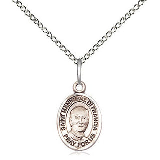Sterling Silver Saint Hannibal Medal Religious and Catholic Jewelry Engraved Catholic Saint Jewelry