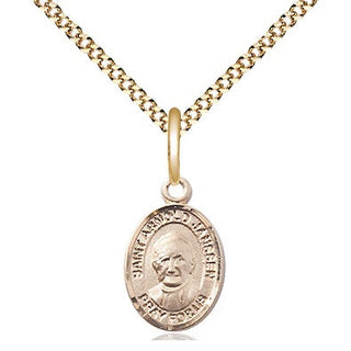 14kt Gold Filled Saint Arnold Janssen Medal Religious and Catholic Jewelry Engraved Catholic Saint Jewelry