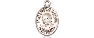 Sterling Silver Saint Arnold Janssen Medal Religious and Catholic Jewelry Engraved Catholic Saint Jewelry