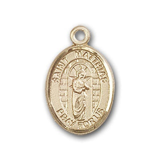 Gold-Filled Saint Matthias the Apostle Pendant