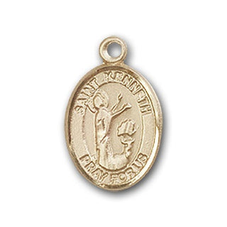Gold-Filled Saint Kenneth Pendant