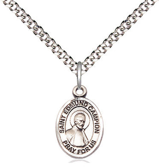 Pewter Saint Edmund Campion Medal Religious and Catholic Jewelry Engraved Catholic Saint Jewelry