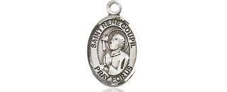 Pewter Saint Rene Goupil Medal Engraved Catholic Saint Jewelry