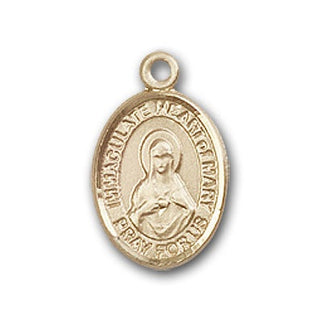 Gold-Filled Immaculate Heart of Mary Pendant