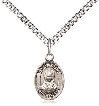 Pewter Saint Rafka Medal Religious and Catholic Jewelry Engraved Catholic Saint Jewelry