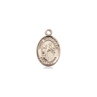 14kt Gold Filled Saint Nimatullah Medal Engraved Catholic Saint Jewelry