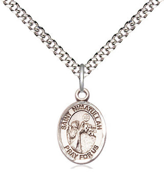 Pewter Saint Nimatullah Medal Religious and Catholic Jewelry Engraved Catholic Saint Jewelry