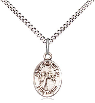 Sterling Silver Saint Nimatullah Medal Religious and Catholic Jewelry Engraved Catholic Saint Jewelry