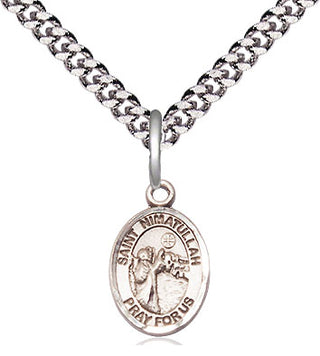 Sterling Silver Saint Nimatullah Medal Religious and Catholic Jewelry Engraved Catholic Saint Jewelry