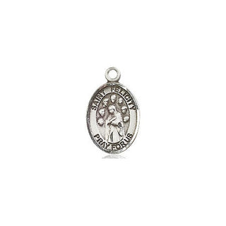 Pewter Saint Felicity Medal Engraved Catholic Saint Jewelry
