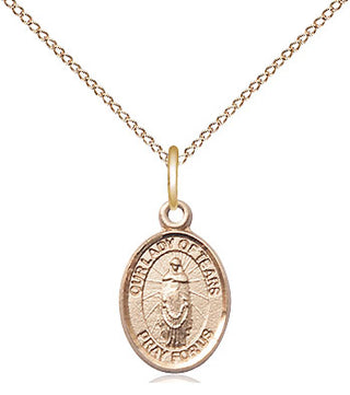 14kt Gold Our Lady of Tears Medal | Engravable