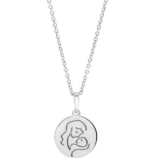 Sterling Silver Hold You Forever 16-18" Necklace