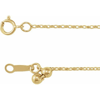 1.1 mm Adjustable Rolo Chain