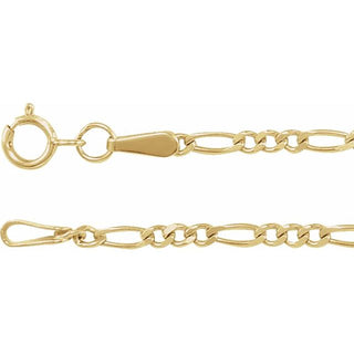 19 Mm Diamond Cut Figaro Chain