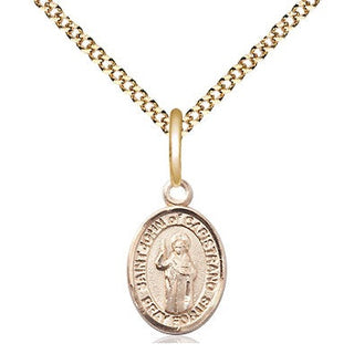 14kt Gold Filled Saint John of Capistrano Medal Religious and Catholic Jewelry Engraved Catholic Saint Jewelry