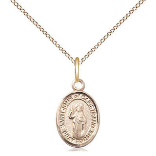 14kt Gold Filled Saint John of Capistrano Medal Religious and Catholic Jewelry Engraved Catholic Saint Jewelry
