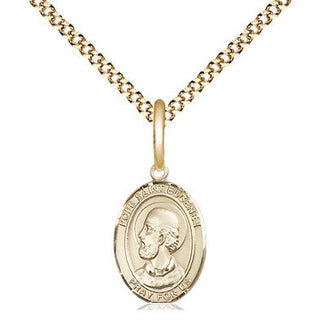 14kt Gold Filled Pope St Eugene I Medal Religious and Catholic Jewelry Engraved Catholic Saint Jewelry