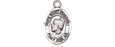 Sterling Silver Pope St Eugene I Medal | Small | Engravable