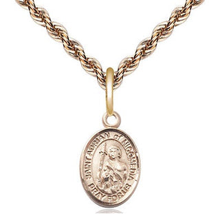 14kt Gold Filled Saint Adrian of Nicomedia Medal Religious and Catholic Jewelry Engraved Catholic Saint Jewelry