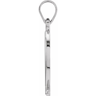 Sterling Silver 20x7 mm Ichthus (Fish) Pendant 