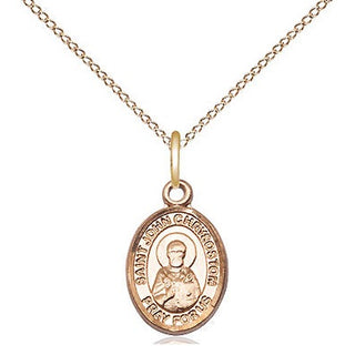 14kt Gold Filled Saint John Chrysostom Medal Religious and Catholic Jewelry Engraved Catholic Saint Jewelry