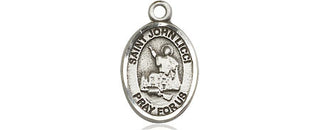 Pewter Saint John Licci Medal Engraved Catholic Saint Jewelry