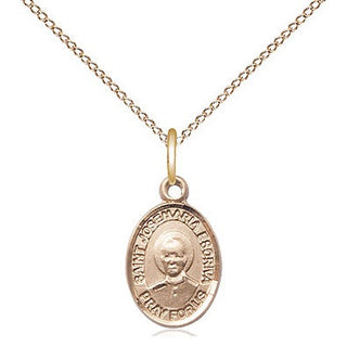 14kt Gold Filled Saint Josemaria Escriva Medal Religious and Catholic Jewelry Engraved Catholic Saint Jewelry