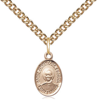 14kt Gold Filled Saint Josemaria Escriva Medal Religious and Catholic Jewelry Engraved Catholic Saint Jewelry