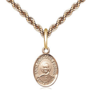 14kt Gold Filled Saint Josemaria Escriva Medal Religious and Catholic Jewelry Engraved Catholic Saint Jewelry