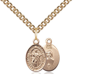 14kt Gold Divine Mercy Medal