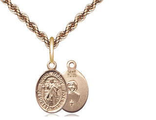 14kt Gold Divine Mercy Medal