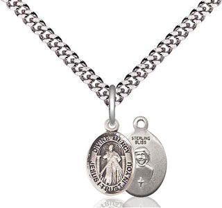 Sterling Silver Divine Mercy Medal Religious and Catholic Jewelry