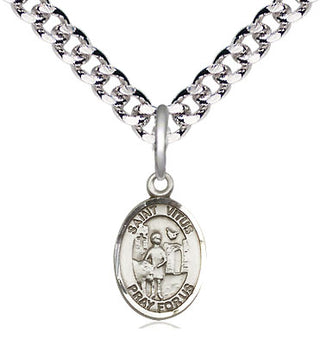 Pewter Saint Vitus Medal Religious and Catholic Jewelry Engraved Catholic Saint Jewelry