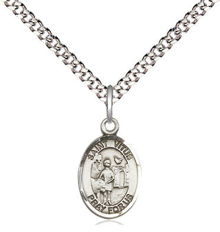 Pewter Saint Vitus Medal Religious and Catholic Jewelry Engraved Catholic Saint Jewelry