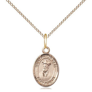 14kt Gold Filled Saint Philip Neri Medal Religious and Catholic Jewelry