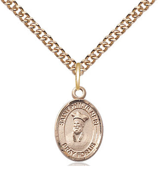 14kt Gold Filled Saint Philip Neri Medal Religious and Catholic Jewelry
