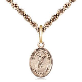 14kt Gold Filled Saint Philip Neri Medal Religious and Catholic Jewelry