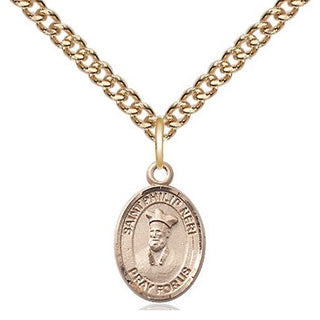 14kt Gold Saint Philip Neri Medal