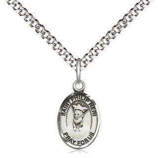 Sterling Silver Saint Philip Neri Medal Religious and Catholic Jewelry