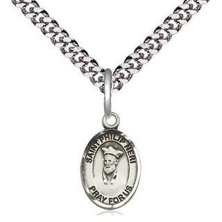 Sterling Silver Saint Philip Neri Medal Religious and Catholic Jewelry