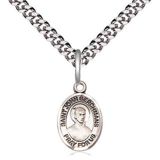 Sterling Silver Saint John Berchmans Medal Religious and Catholic Jewelry Engraved Catholic Saint Jewelry