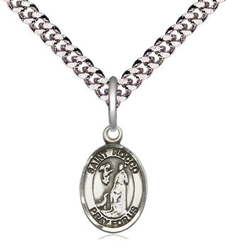 Pewter Saint Rocco Medal Religious and Catholic Jewelry Engraved Catholic Saint Jewelry