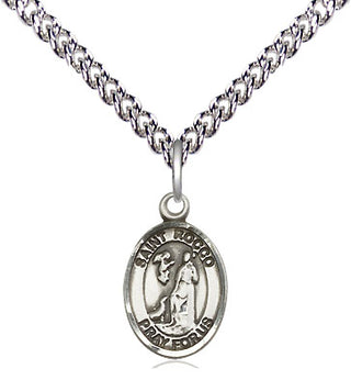 Sterling Silver Saint Rocco Medal Religious and Catholic Jewelry Engraved Catholic Saint Jewelry